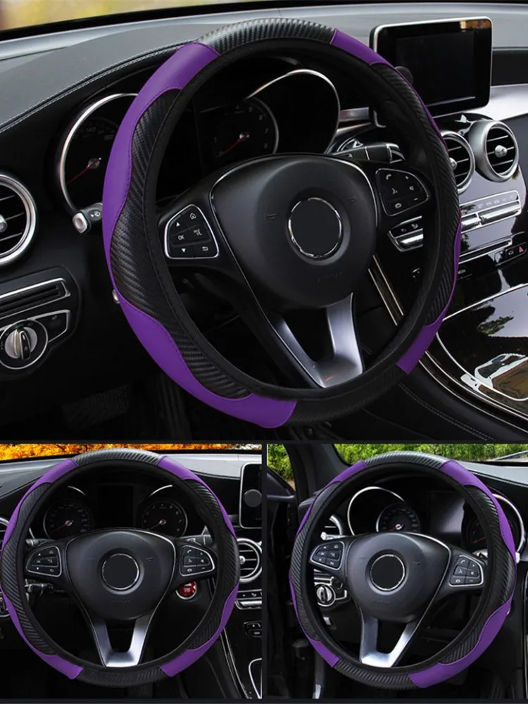 Кожаный чехол на руль автомобиля для Mercedes Benz W203 W204 W210 W211 CLA AMG CLS GLA GLK A B C E S Class