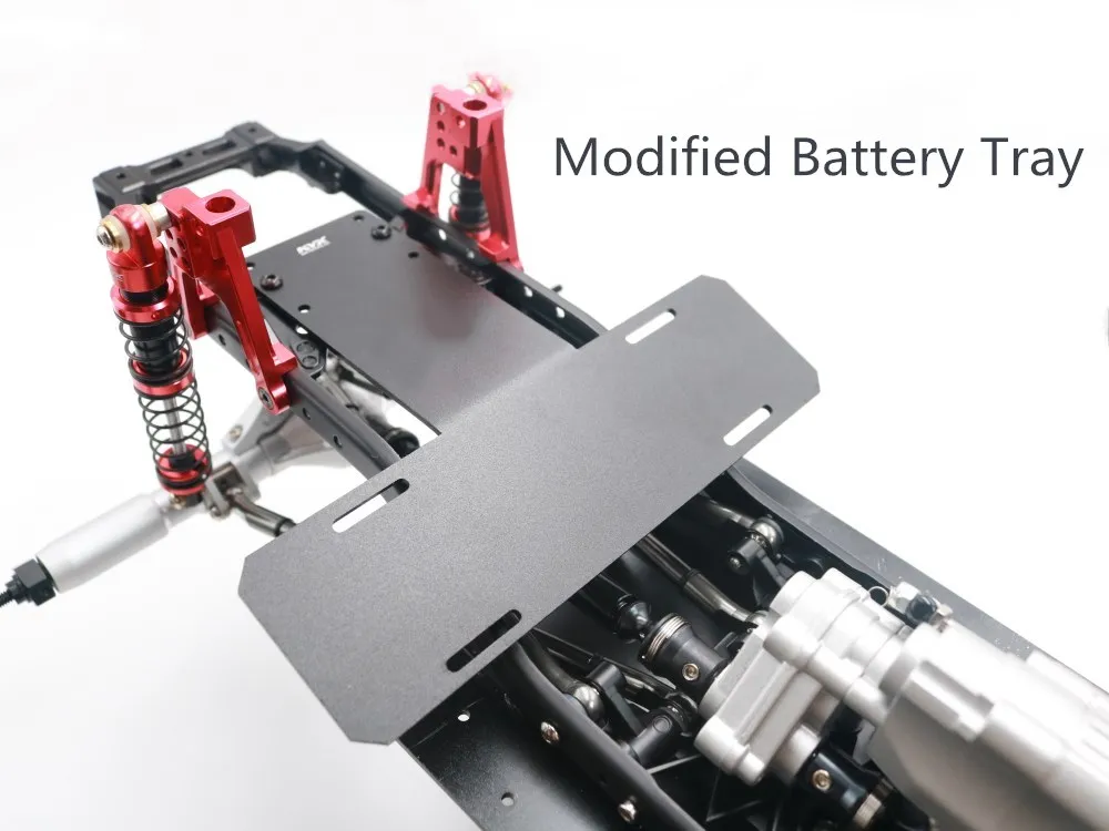 KYX Racing V8 двигатель 2 скоростной редуктор+ осевой Сервоусилитель+ Модифицированная батарея лоток набор для 1/10 RC Гусеничный автомобиль осевой SCX10 II