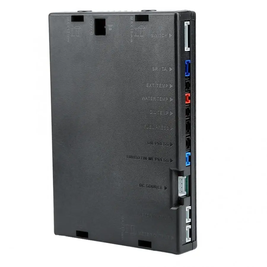 10 в 1 Универсальный Автомобильный манометр цифровой тахометр скорость вольт