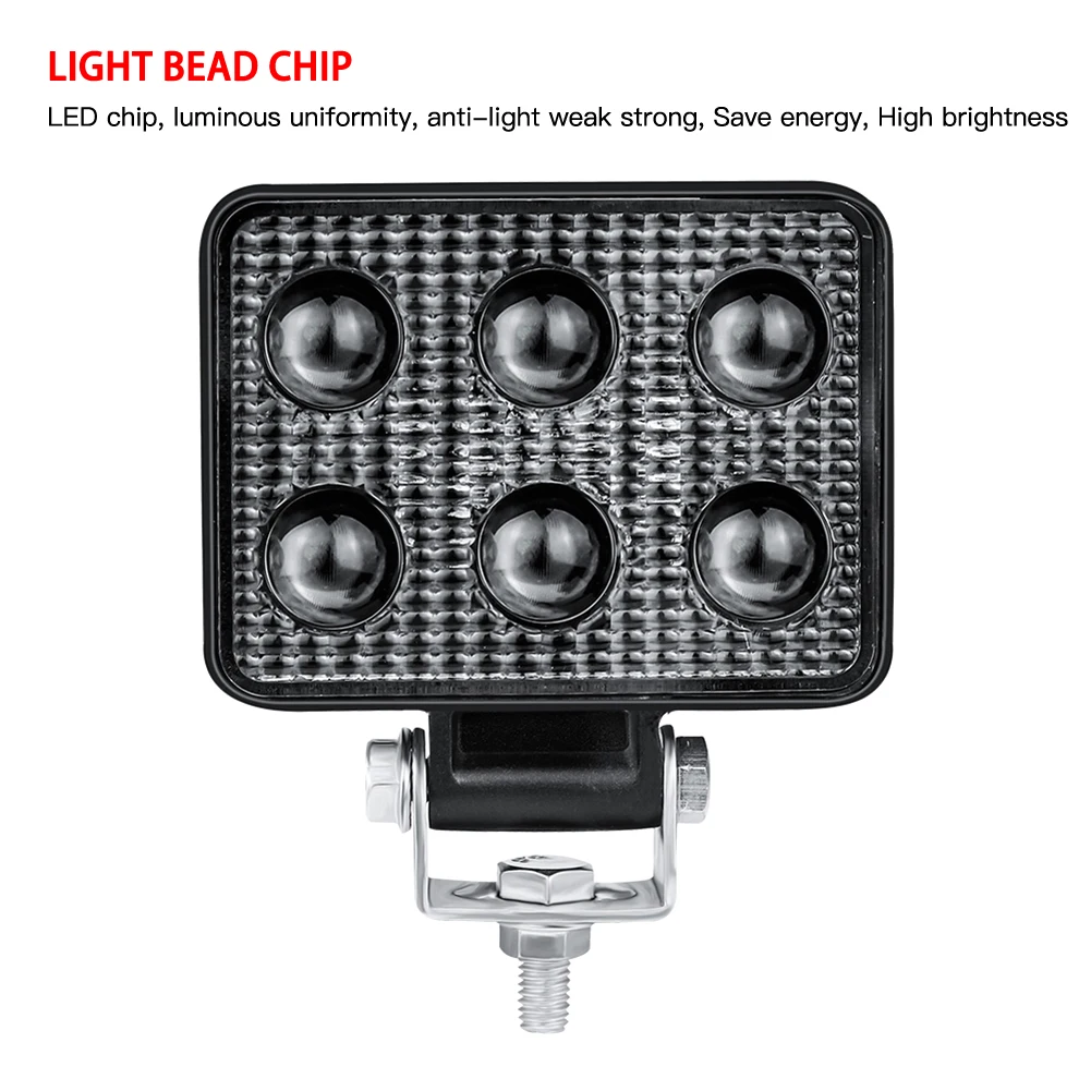 3 ”12В 48 Вт 6LED рабочий светильник Точечный для вождения противотуманных фар