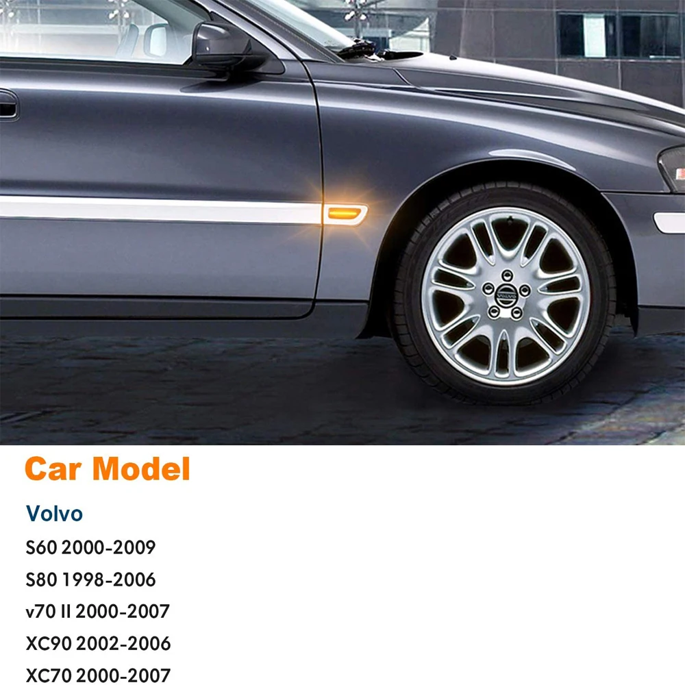 Последовательный светодиодный боковой маркер поворотный указатель для крыла Volvo