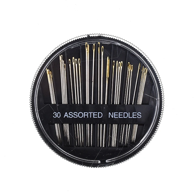 

30pcs/Set Assorted Repair Sewing Needles Hand Mending Quilting Darning Crafting Craft Quilt Sew Embroidery Leather Tools