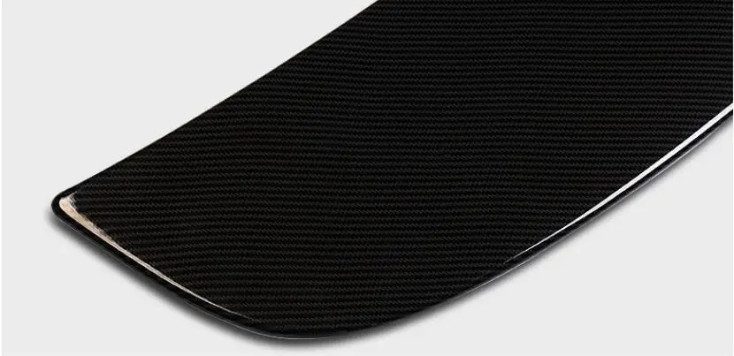 ABS заднее крыло багажника выступ Спойлеры (углеродного волокна) цвет подходит для