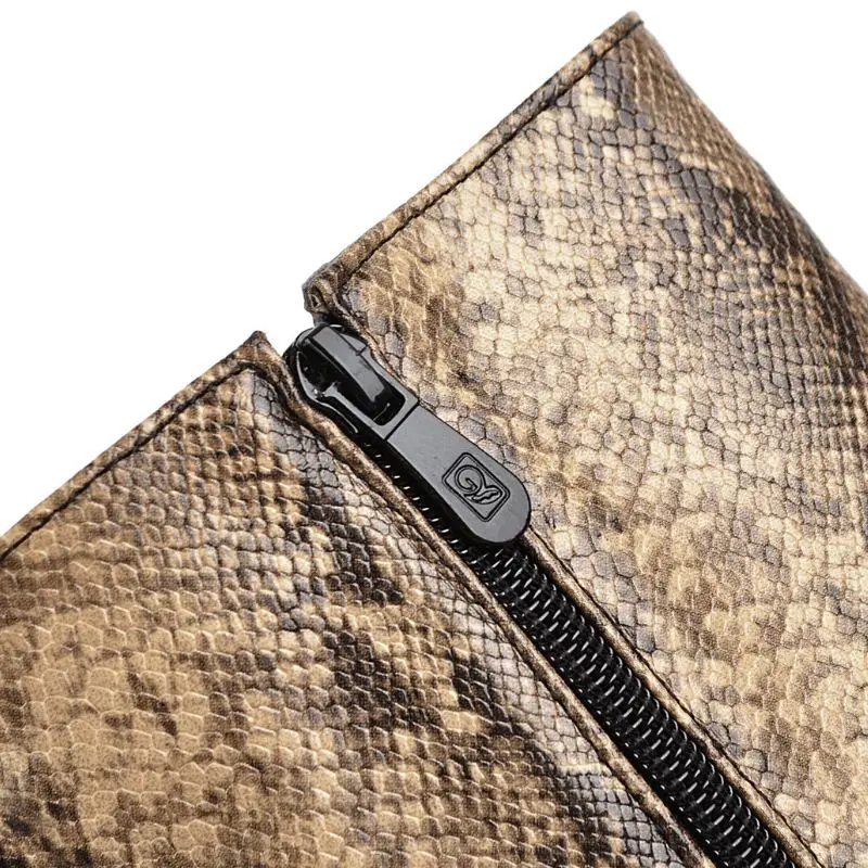 Taoffen Size 32-48 Women High Heels Thick Bottom Over The Knee Boots Sexy Wedges Platform Daily Office Shoes Woman Long Botas | Обувь