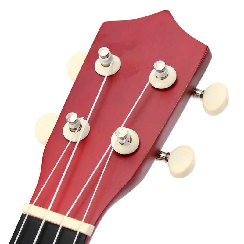 

Hot AD-21 inch Soprano Ukulele 4 Strings Hawaiian Guitar Uke + String + Pick For Beginners kid Gift
