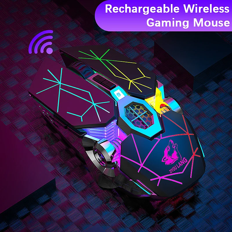 

Мышь беспроводная X13, 2,4 ГГц, USB, бесшумная, с зарядкой