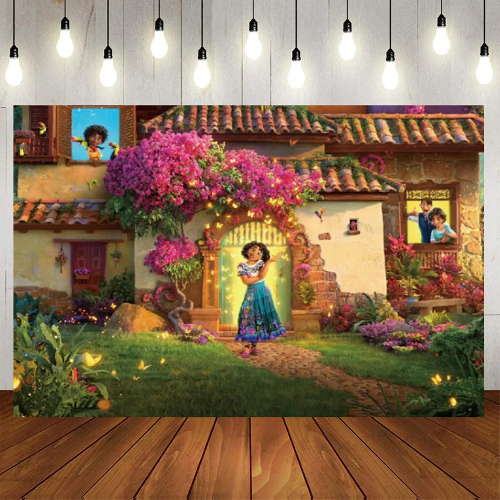 Студийный Виниловый фон для фотосъемки детей с изображением Диснея |