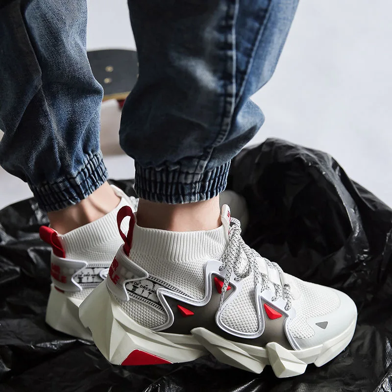 Мужская модная повседневная обувь 2020 трендовые Мужские дышащие Прогулочные