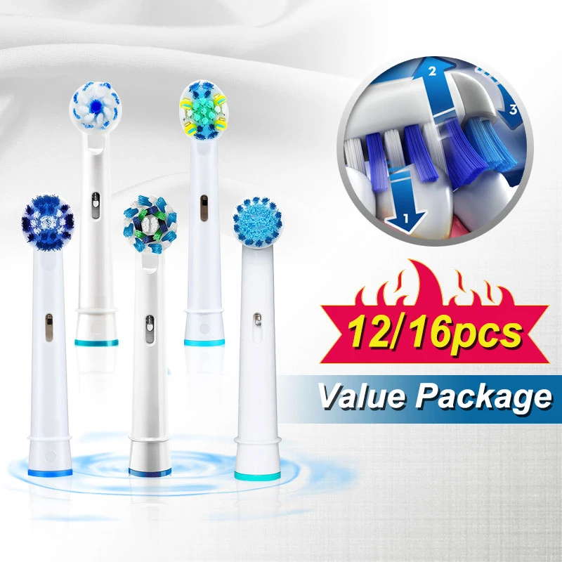 Насадки для электрической зубной щетки OralB Электрическая вращающаяся зубная