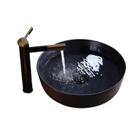 above counter basin ceramic round nordic industrial style art creative personality household washbasin small