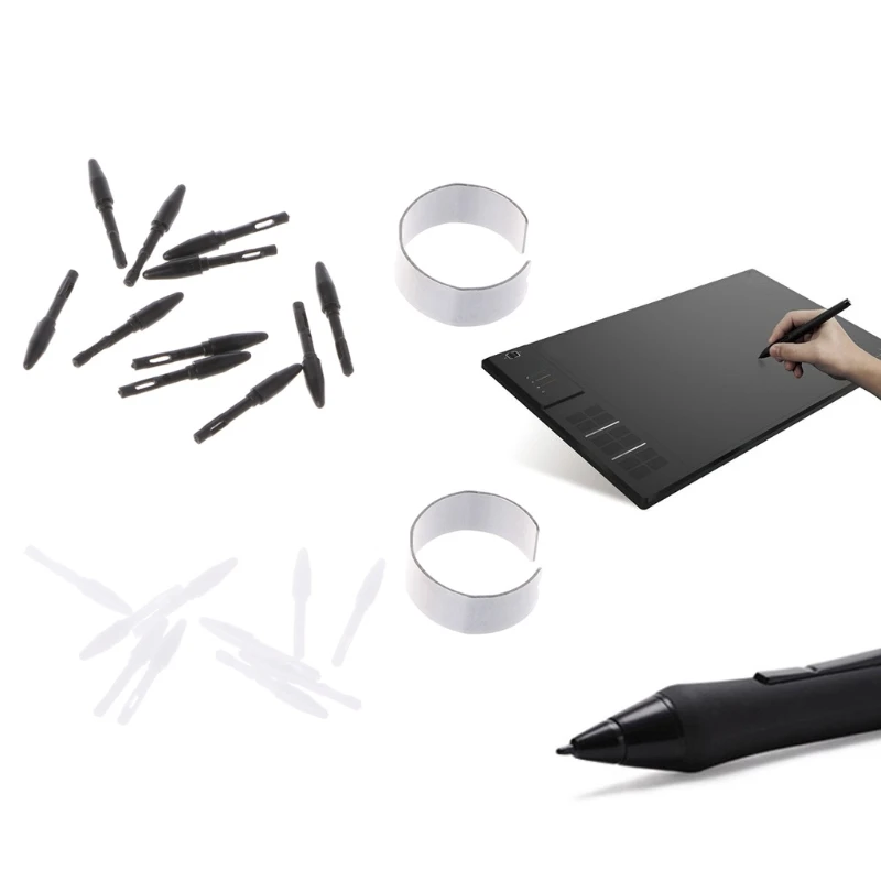 

10 Pcs Replacement Pen Nibs Pen Tips Just for Huion Digital Graphics Tablet W3JB