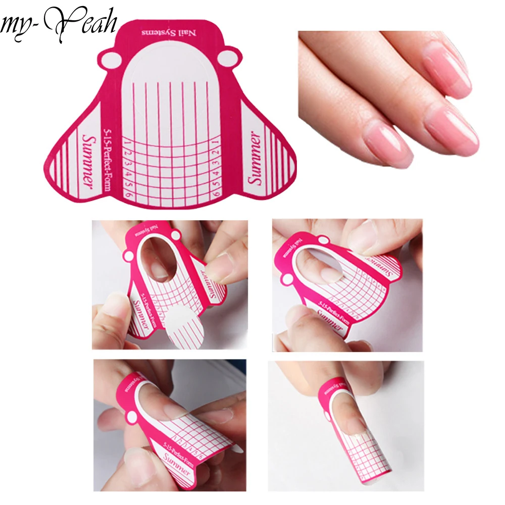 My Yeah 100 шт для дизайна ногтей в форме розы и красной пчелы формы наращивания