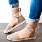 Женские сандалии на плоской подошве, с нескользящей подошвой, с ремешком на щиколотке, для пляжа, для лета, 2021