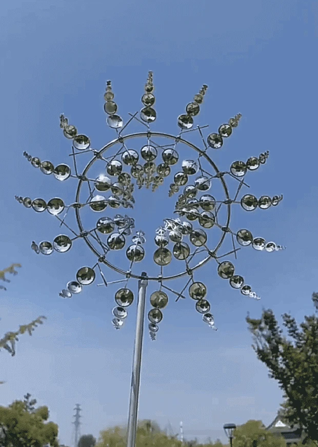 

Dynamic Unique Magical Metal Windmill Outdoor Garden Wind Spinners Wind Catchers Yard Patio Lawn Decoration