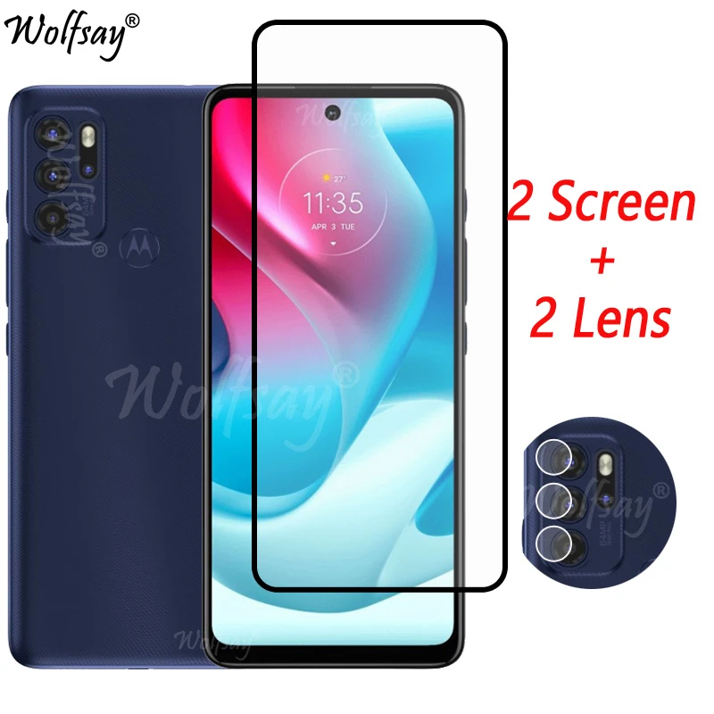 Закаленное стекло с полным покрытием для Motorola Moto G60S Защита экрана камеры 6 8 |