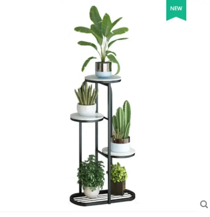 

Marble flower shelf shelf shelf modern simple living room indoor bonsai decoration frame floor multi-layer flower pot rack