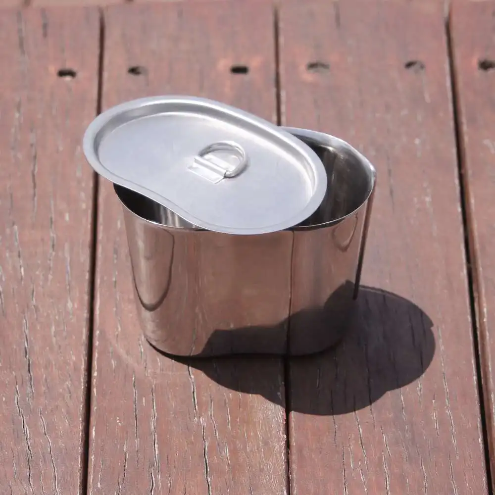

700ml Ultralight Titanium Cup Cookware Outdoor Portable Water Cup Mug Tableware Cooking Pot Titanium Pot Camping Picnic