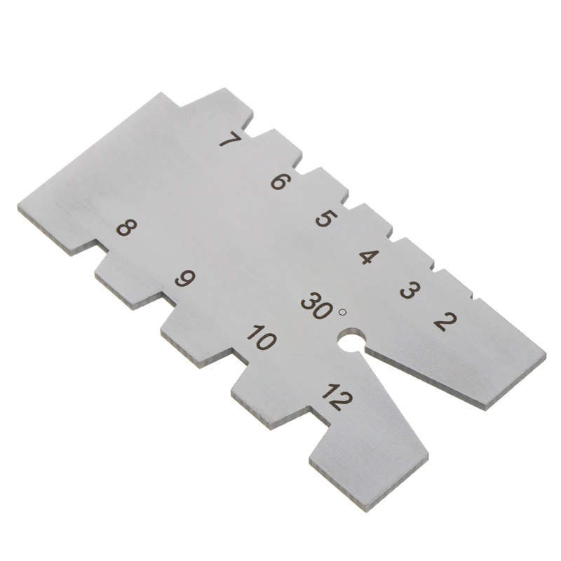 TR30 Degree Screw Thread Gauge Gage Tool Grinding Stainless Steel Welding Feeler U1JB | Инструменты