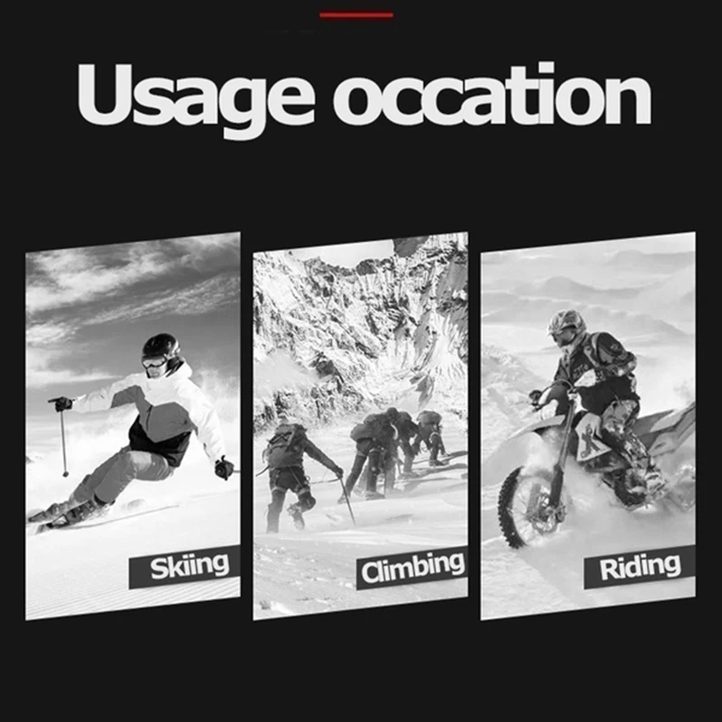 

New sports gloves winter warm outdoor riding windproof men and women touch screen with velvet waterproof all fingers gloves