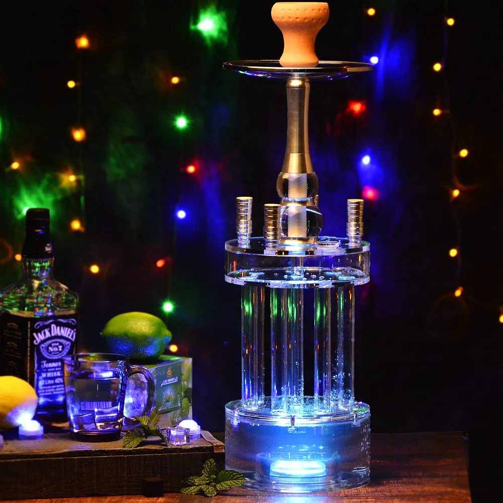 Основа для кальяна со светодиодсветильник кой и пультом дистанционного