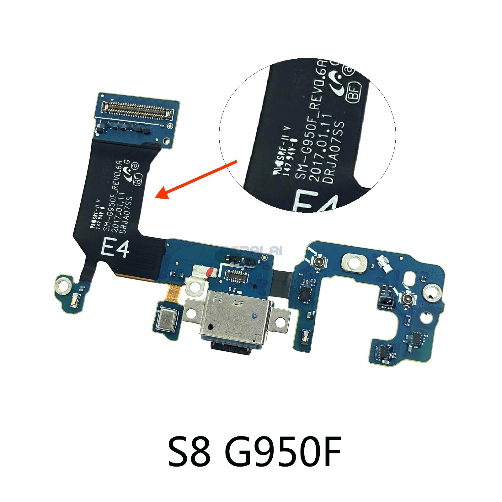 Для samsung S4 i9500 i9505 i9508 i9502 i959 i337 M919 зарядный порт гибкий кабель док-станция разъем