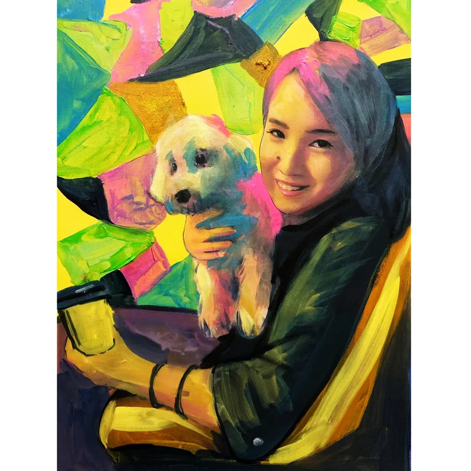 Отправьте нам фотографии для изготовления картины маслом на заказ. Декоративная