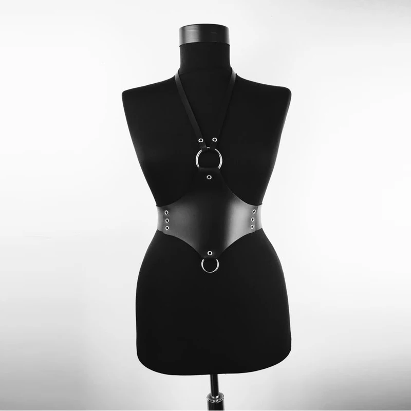 Женский сексуальный пояс БДСМ подвязка кожаный ремень безопасности Пастельная