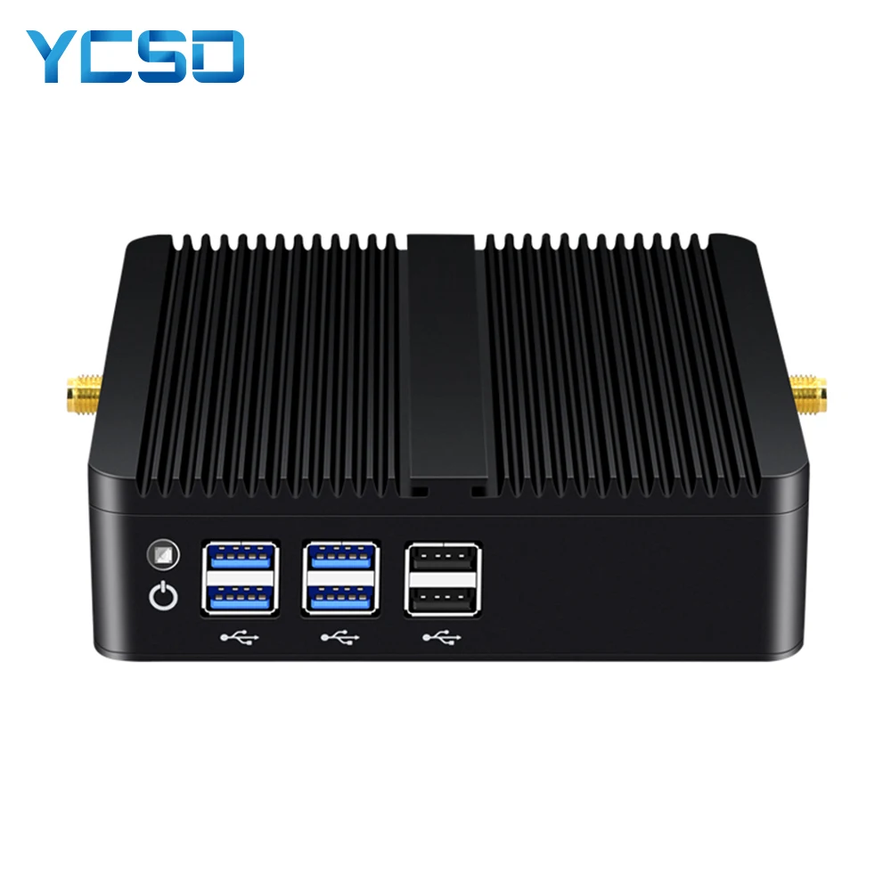 Мини-ПК YCSD Intel Core i7 4500U i5 4200U без вентилятора Windows 10 7 настольный мини-ПК HDMI USB 3 0 Htpc