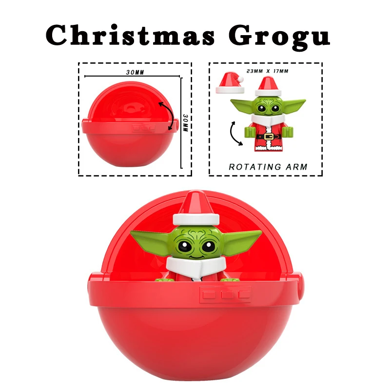 DISNEY Рождественская коллекция йода Боба Фетт Оби-Ван строительные блоки