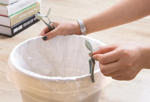 Зажим для мусорного пакета Green Shoot 3 шт./лот креативный зажим ведро боковой ведра