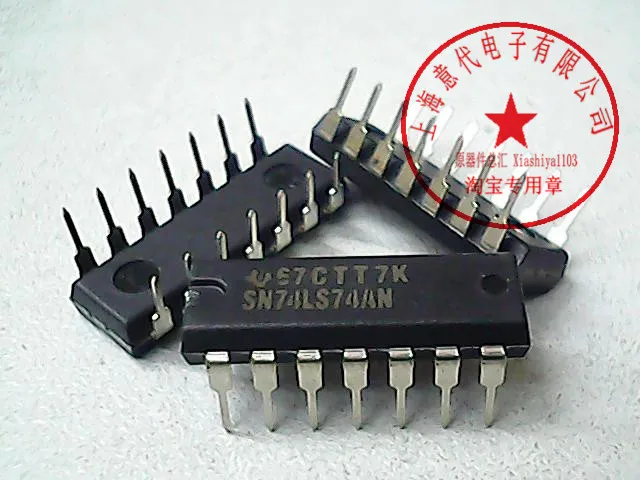 

5 шт SN74LS74AN 74LS74