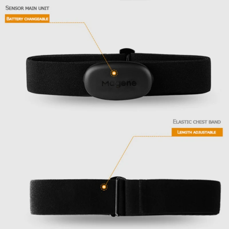 Новинка фитнес-монитор сердечного ритма двойной режим ANT + и Bluetooth велосипедный