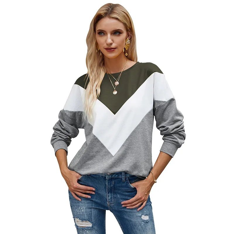 Женские пуловеры ALALY на осень и зиму топы с длинным рукавом шитьем трех цветов