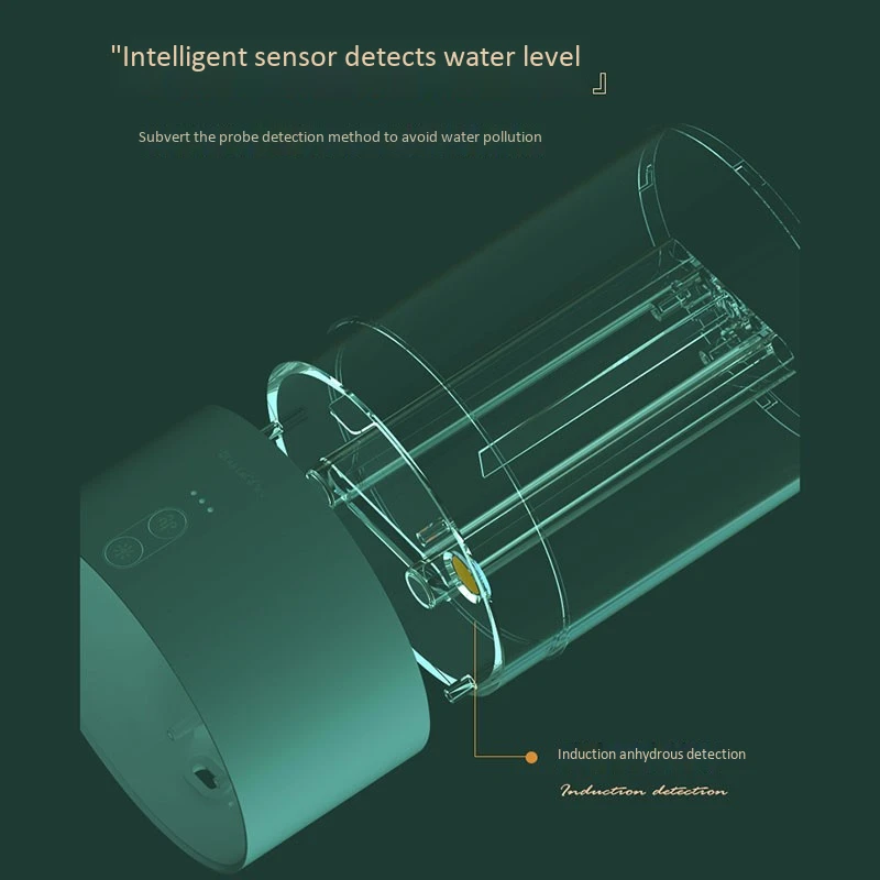 

650Ml Double Jet Humidifier Home Color Lamp USB Portable Home Office Desktop Large Capacity Humidifier