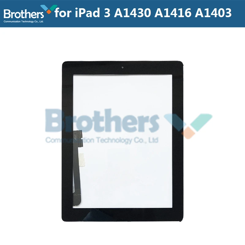 9,7 для iPad 3 A1416 A1430 A1403 сенсорный экран дигитайзер Сенсорная панель Замена планшета для iPad 3 экран с домашней кнопкой