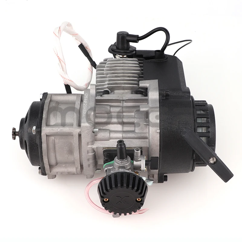 Электродвигатель 49cc, 2 тактный двигатель с дроссельной заслонкой, comp, карманный, для цепи 25h