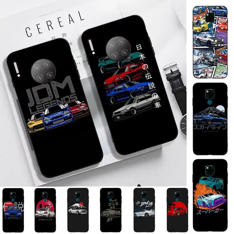 

TOPLBPCS sports car jdm drift Phone Case for Huawei Mate 20 10 9 40 30 lite pro X Nova 2 3i 7se