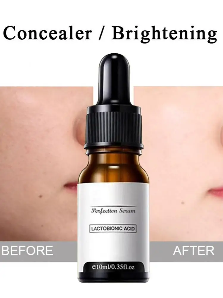 10ml Pore Cleansing Serum Lactobionic Acid Serum Boost Skin Collagen Anti Aging & Wrinkle Facial Skin Care