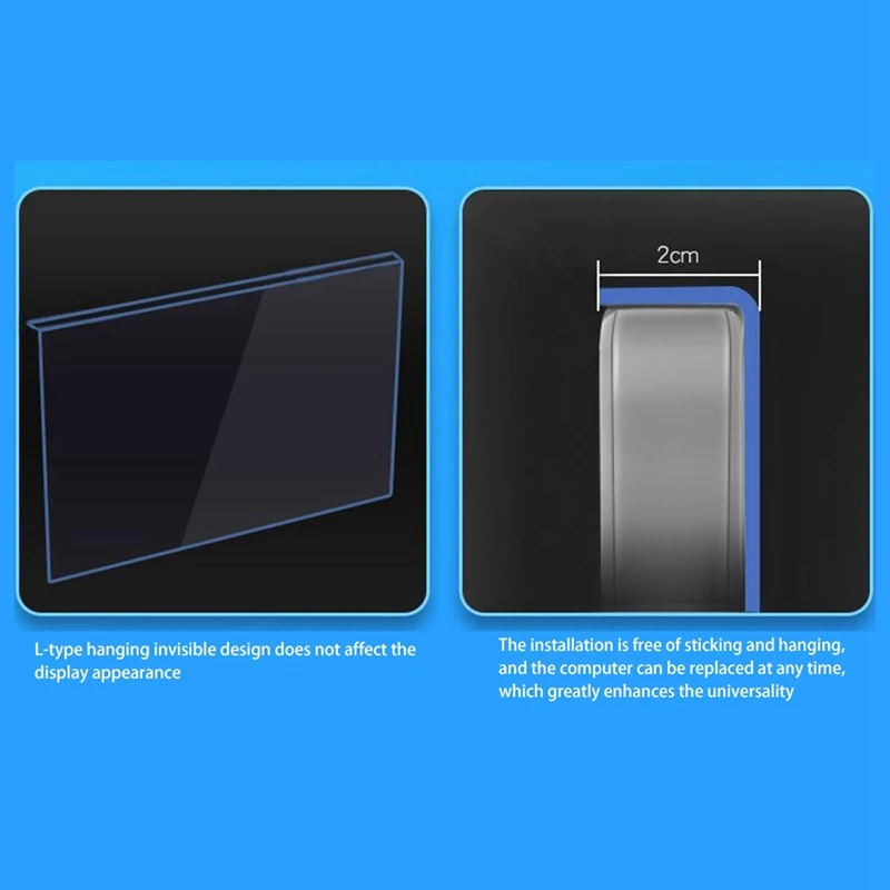 

Acrylic Free Installation Desktop Computer Screen Protective Film for 19.4 Inch Isolation Baffle Display Screen Film