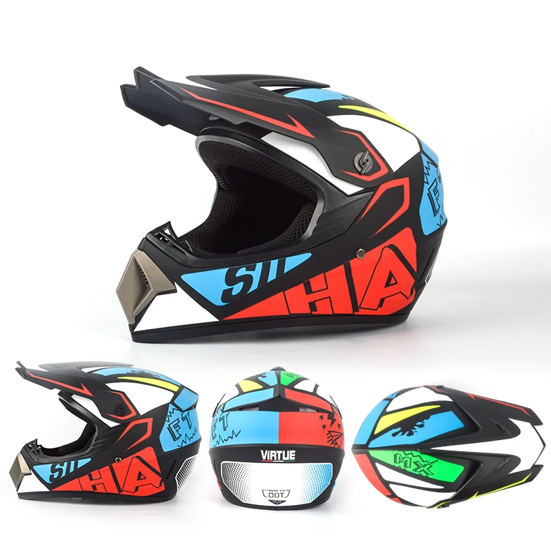 Профессиональный Гоночный Кроссовый шлем hors route Casque Moto Capacete Moto Casco внедорожный мультяшный детский мотоциклетный шлем