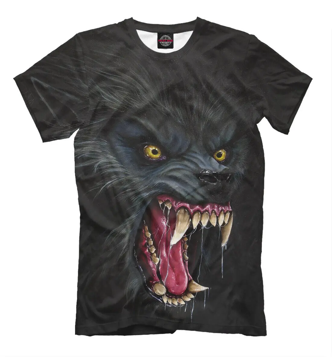 

2021 Men wolf New t-shirt Black Wolf wolf fall animals Short Casual men clothing