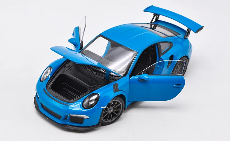Welly 1/24 1:24 2016 Porsche 911 GT3 RS спортивный гоночный автомобиль средство литья под