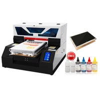 t shirt printer dtg printer a3 size flatbed printer with textile ink set white ink circulation for t shirt canvas shirt hoodies