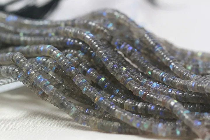 Гладкий лабрадорит 5 мм AAA для изготовления ювелирных изделий своими руками