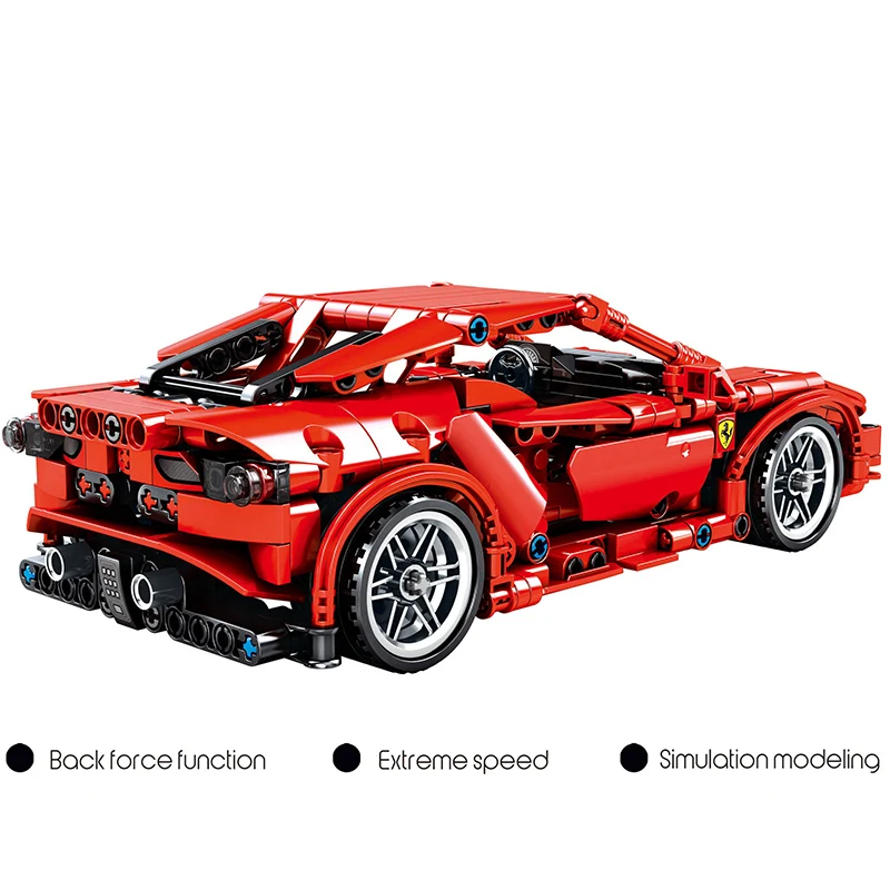 603 шт. Детский конструктор Железный гоночный автомобиль | Игрушки и хобби