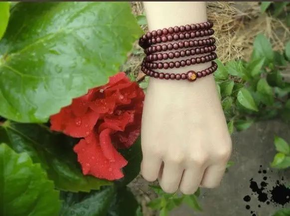 Тибетский буддизм 216 деревянные молитвенные бусы ожерелье Будды