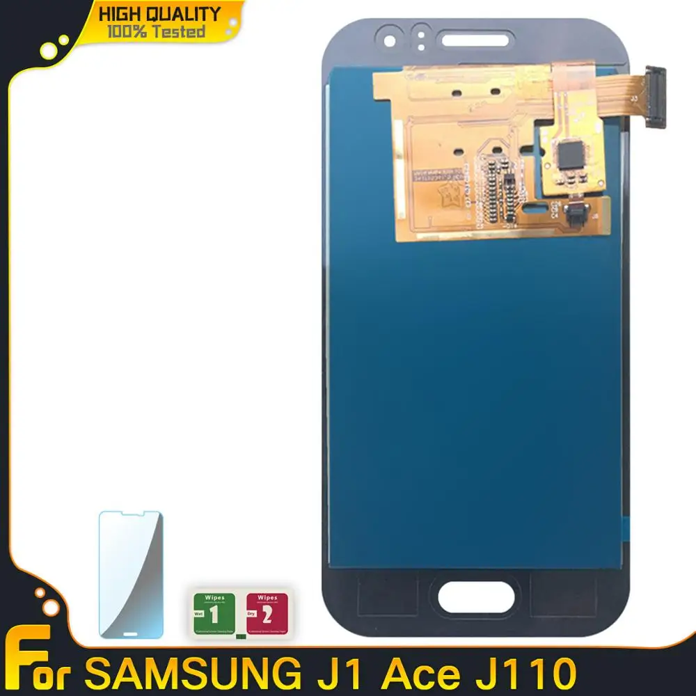 Регулируемые запасные части ЖК дисплей для Samsung Galaxy J1 Ace J110 J110H J110FM сенсорный