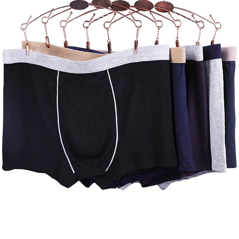 

3Pcs/Lot 7XL Plus Size Boxer Shorts Men Underwear Modal Mens Breathable Seamless Underpants Sexy Large Size Loose Male Panties