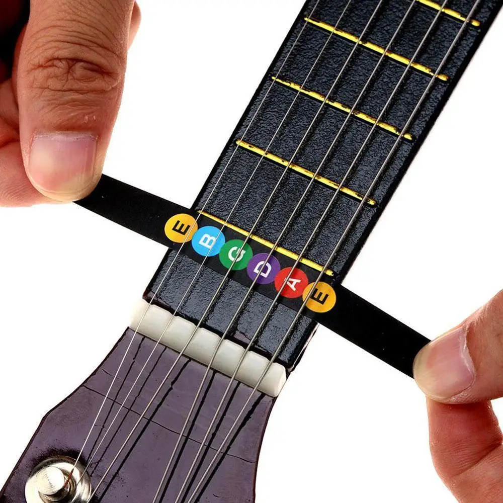 Гитарная наклейка акустической гитары гриф Примечания карта 6 строка