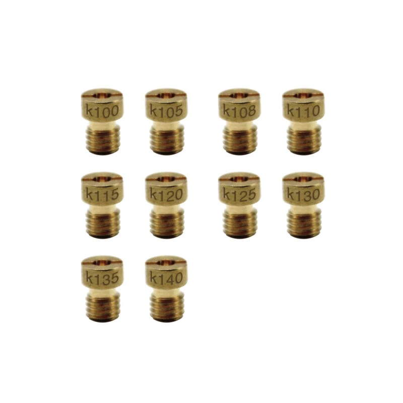 40 шт. металлический медный карбюратор основной струй + медленный пилотный набор